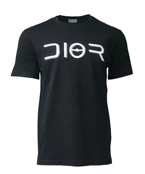 dior plain black t shirt|christian dior shirts sale.